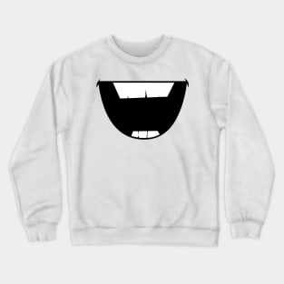 Funny Mouth Smile Happy Crewneck Sweatshirt